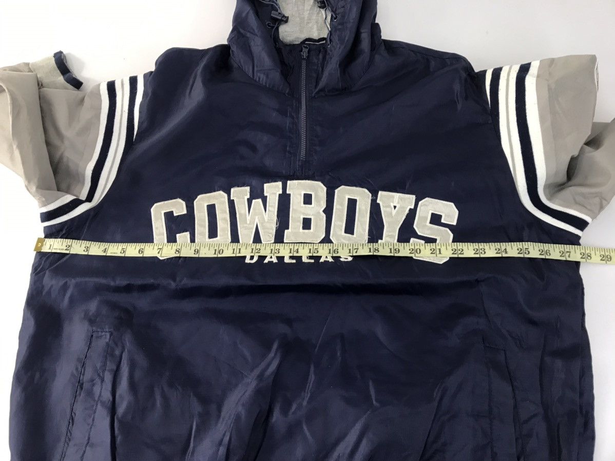 NFL NFL Cowboys Dallas Half Zip Hooded Jacket Embroidery Logo Size US XL / EU 56 / 4 - 9 Thumbnail