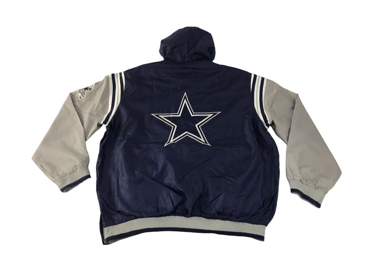 NFL NFL Cowboys Dallas Half Zip Hooded Jacket Embroidery Logo Size US XL / EU 56 / 4 - 2 Thumbnail