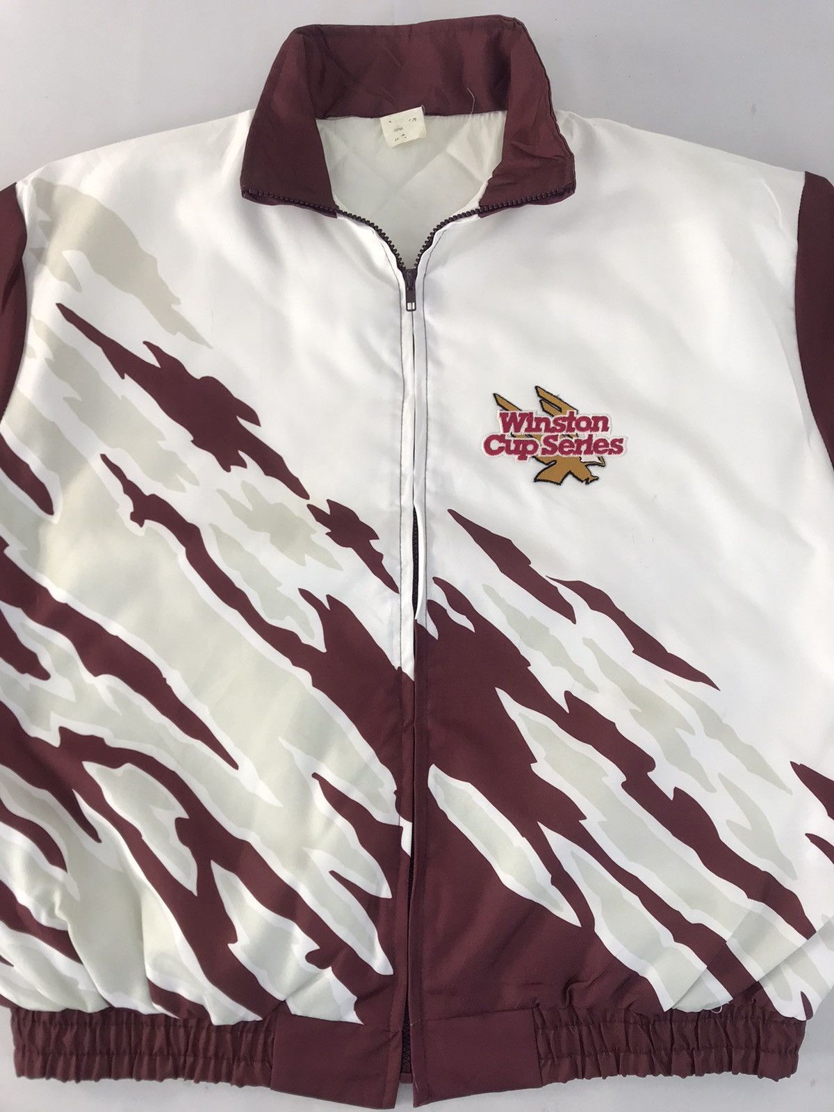 NASCAR Winston Cup Series NASCAR Tiger Stripe Bomber Jacket Size US L / EU 52-54 / 3 - 3 Thumbnail