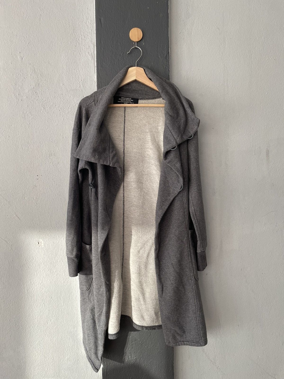 CABANE de ZUCCa Cabane De Zucca Wool Long Jacket Size M / US 6-8 / IT 42-44 - 3 Thumbnail