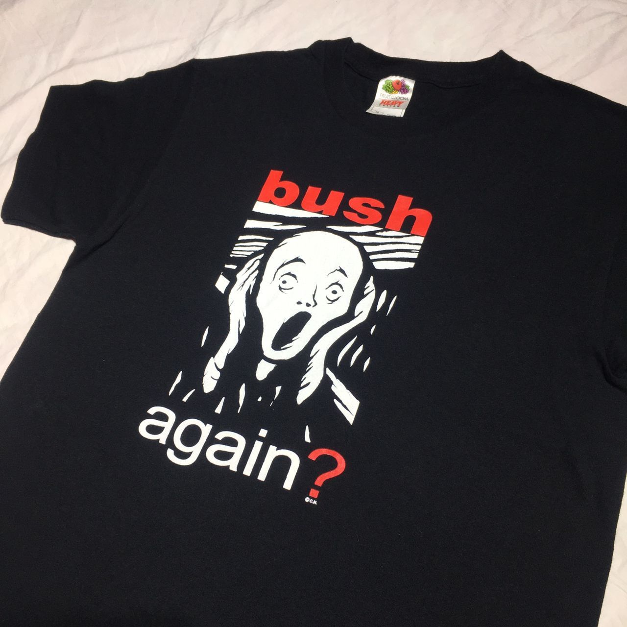 Vintage Vintage 2004 Bush Again Scream Edward Munch Size US M / EU 48-50 / 2 - 1 Thumbnail