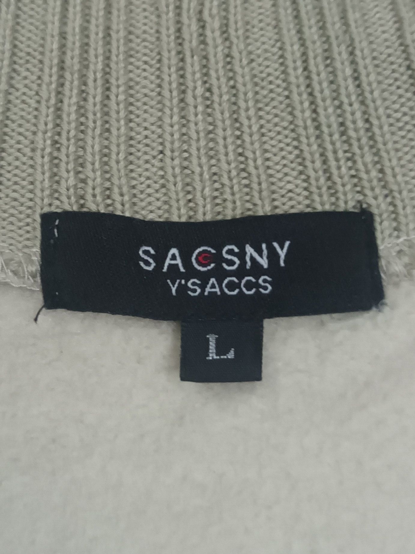 Japanese Brand × Yohji Yamamoto 🔥 SACSNY YSACCS BY YOHJI YAMAMOTO ZIPPER KNIT SWEATER 🔥 Size US L / EU 52-54 / 3 - 3 Thumbnail