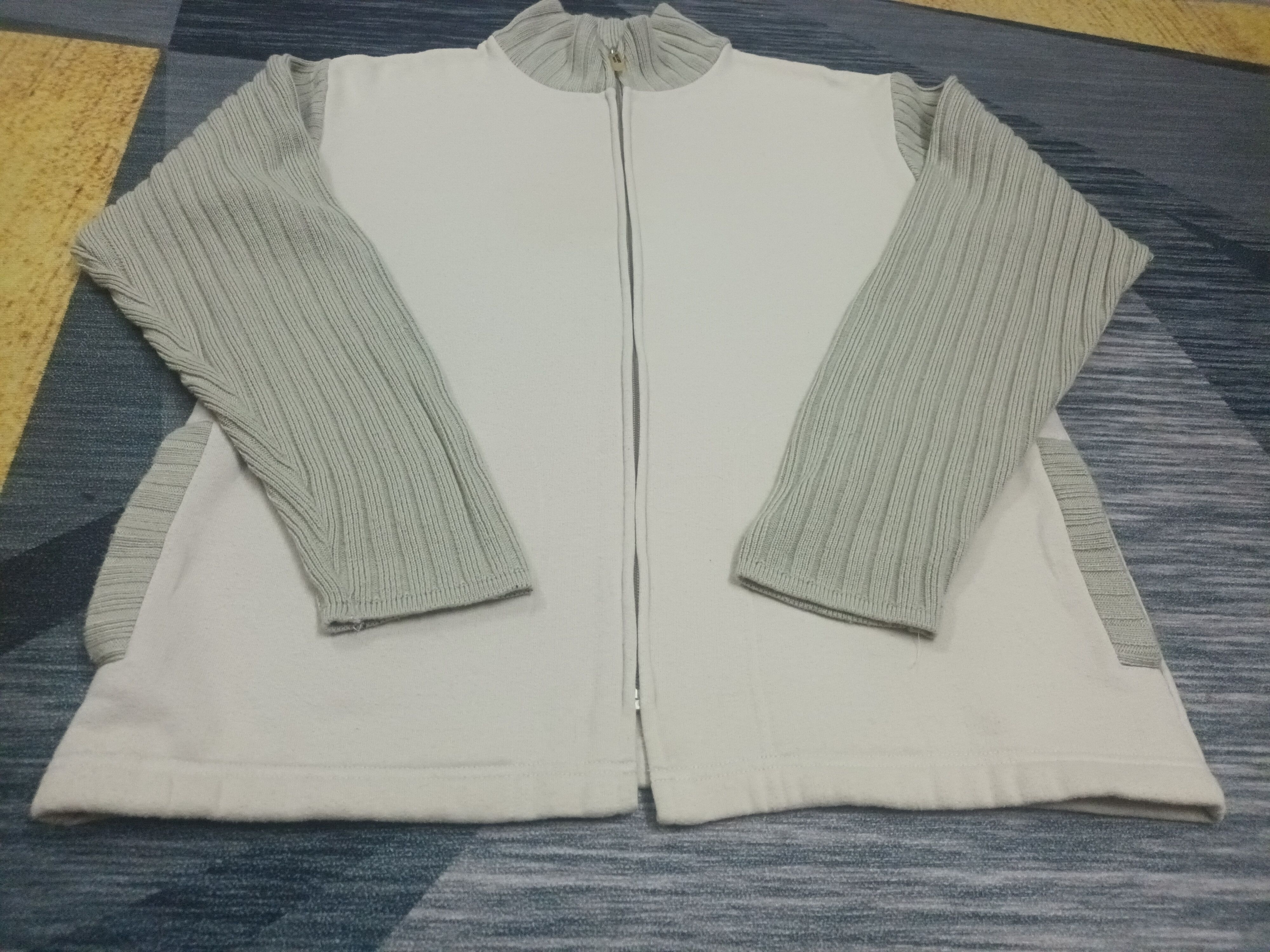 Japanese Brand × Yohji Yamamoto 🔥 SACSNY YSACCS BY YOHJI YAMAMOTO ZIPPER KNIT SWEATER 🔥 Size US L / EU 52-54 / 3 - 6 Thumbnail