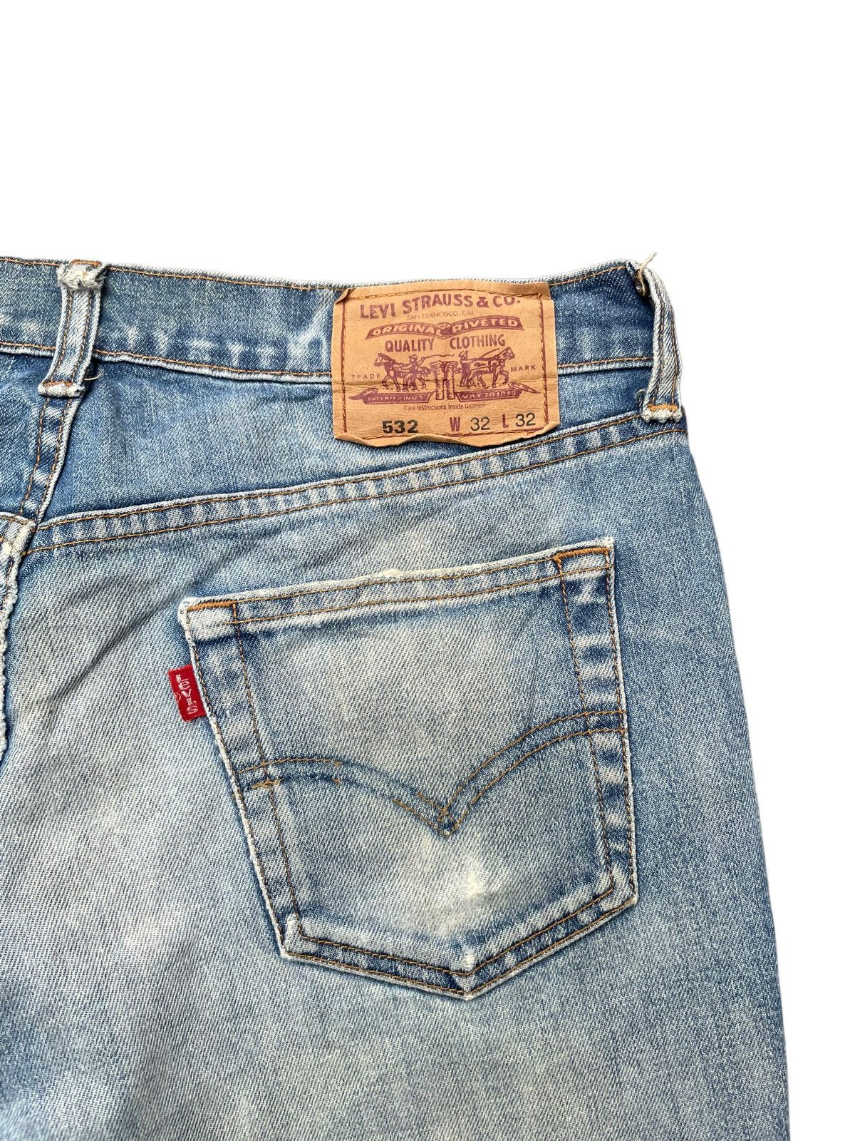Levi's Vintage 2001 Levis 532 e Distresed Size US 34 / EU 50 - 11 Thumbnail