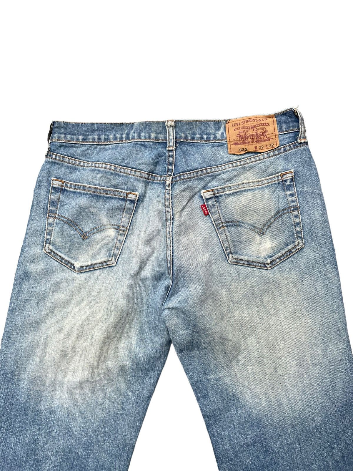 Levi's Vintage 2001 Levis 532 e Distresed Size US 34 / EU 50 - 10 Thumbnail