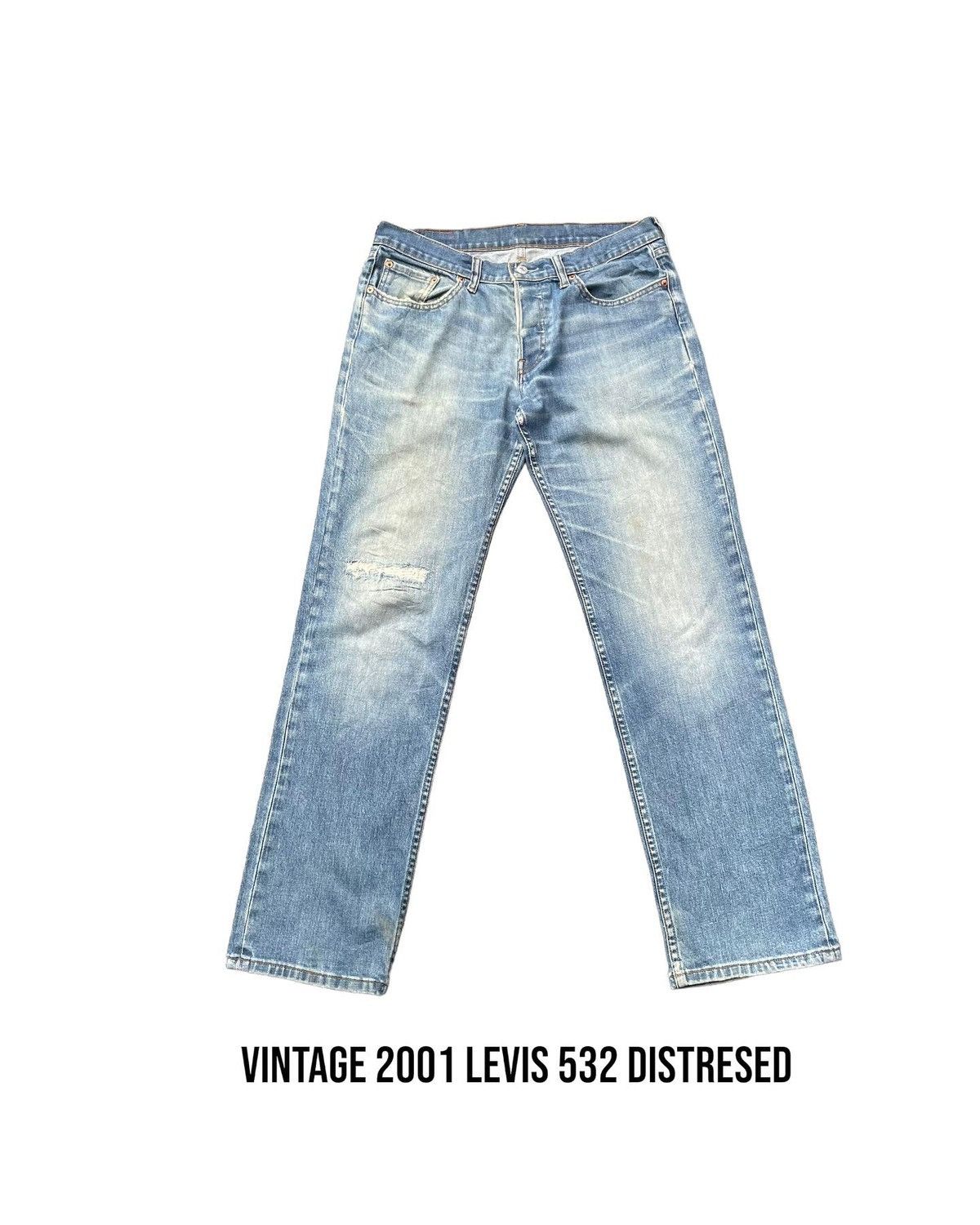 Levi's Vintage 2001 Levis 532 e Distresed Size US 34 / EU 50 - 1 Thumbnail