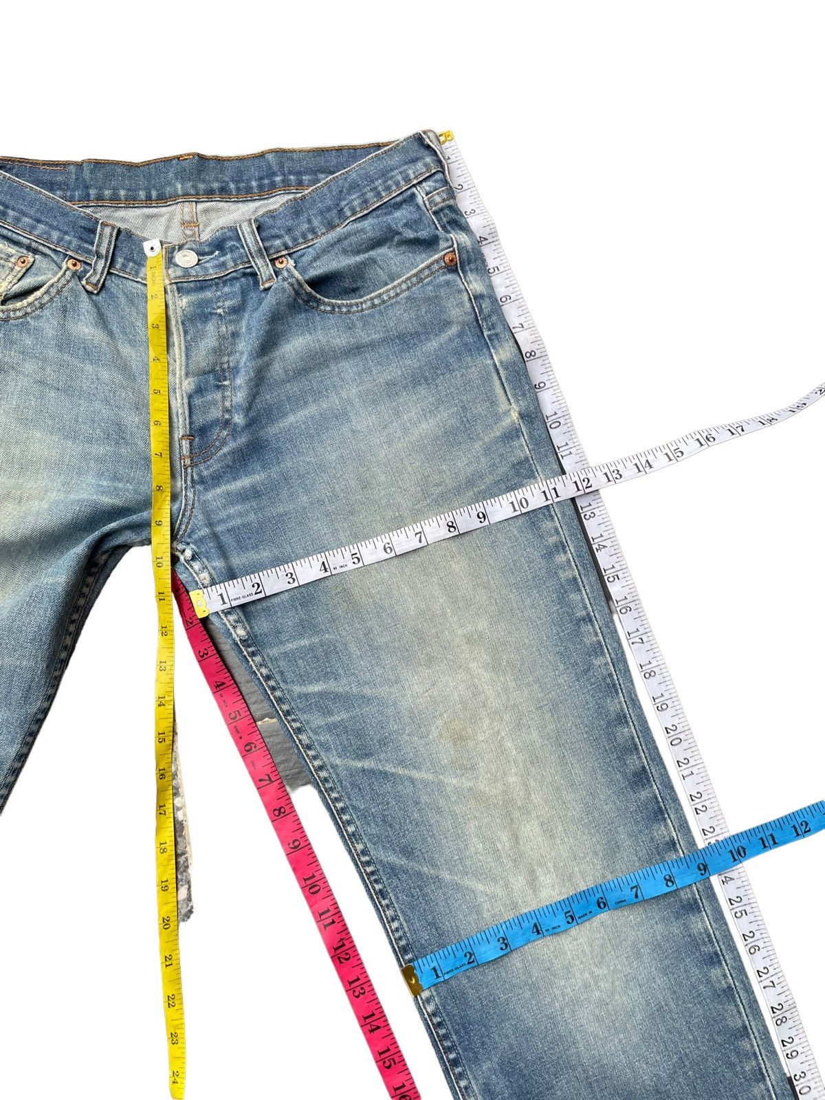 Levi's Vintage 2001 Levis 532 e Distresed Size US 34 / EU 50 - 20 Thumbnail