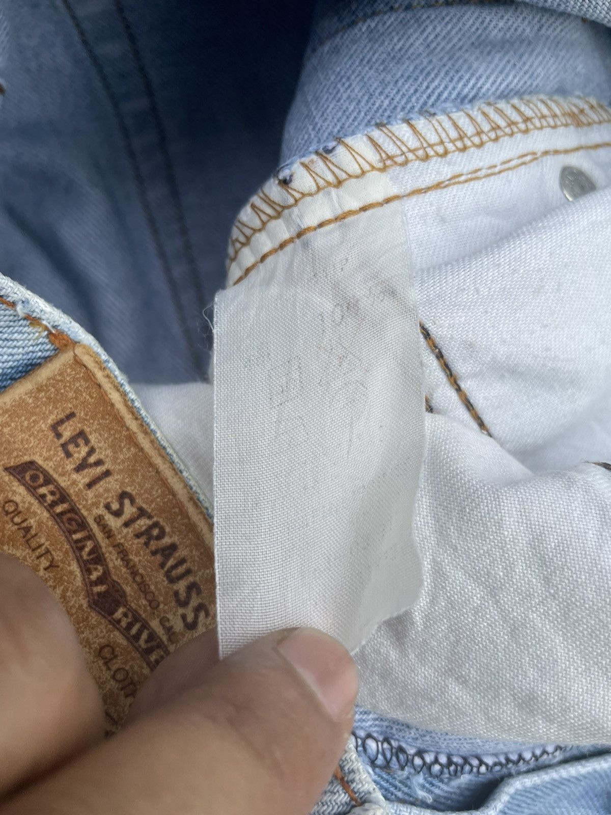 Levi's Vintage Light Levis Denim Size 31" - 15 Thumbnail