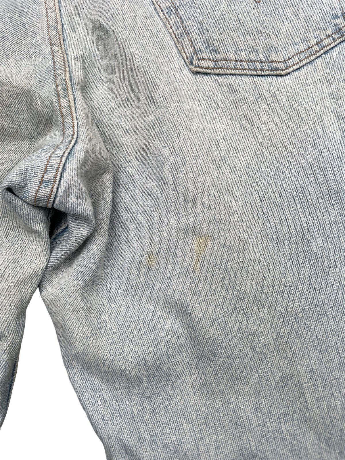 Levi's × Vintage Vintage 1995 Levis 555 Aging Faded Stone Wash Size US 37 - 10 Thumbnail