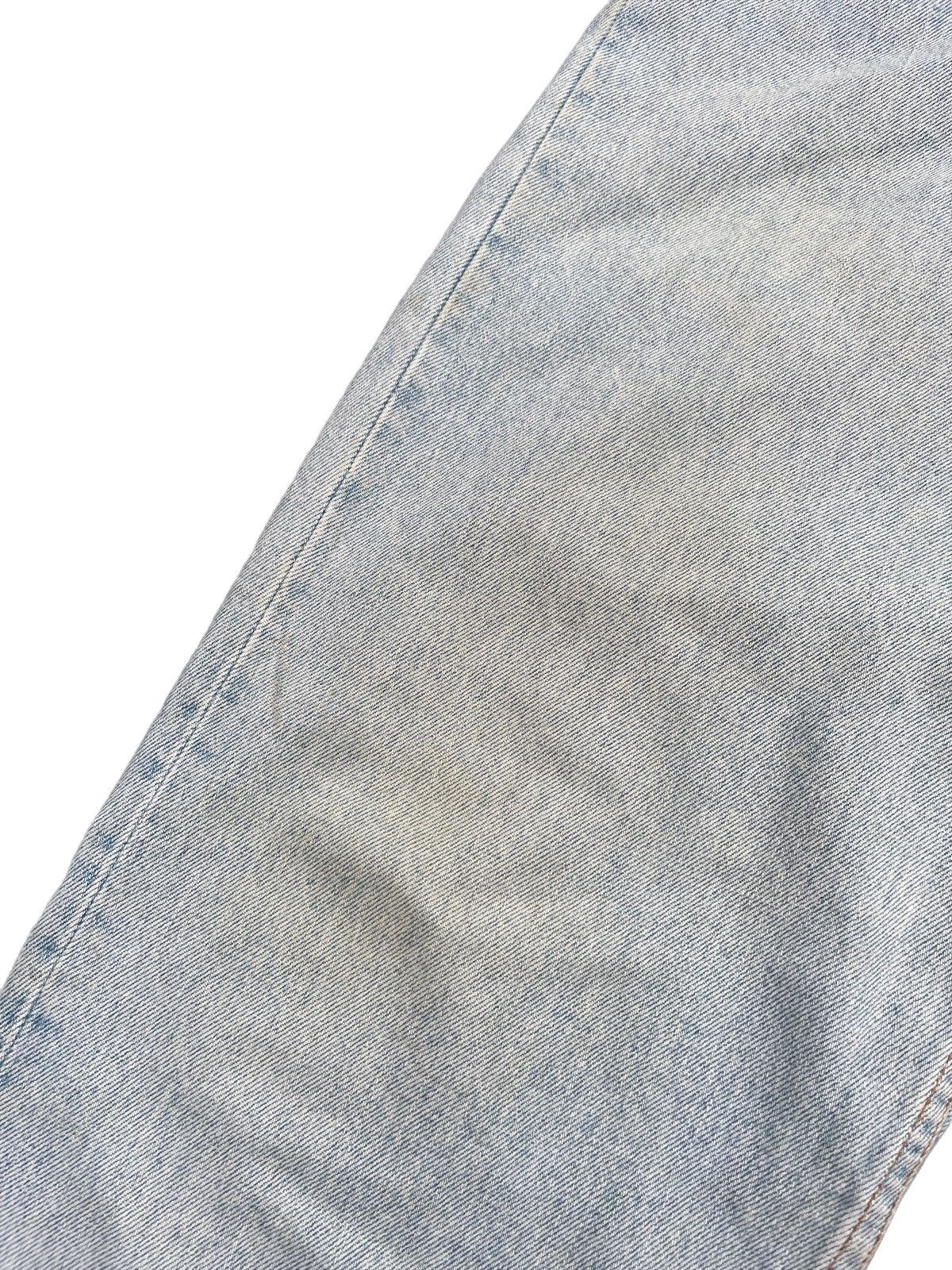 Levi's × Vintage Vintage 1995 Levis 555 Aging Faded Stone Wash Size US 37 - 6 Thumbnail