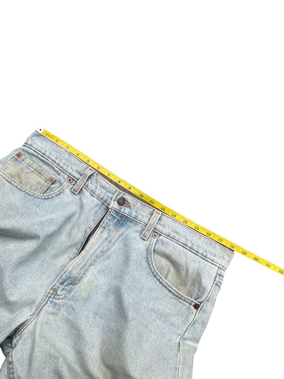 Levi's × Vintage Vintage 1995 Levis 555 Aging Faded Stone Wash Size US 37 - 2 Thumbnail