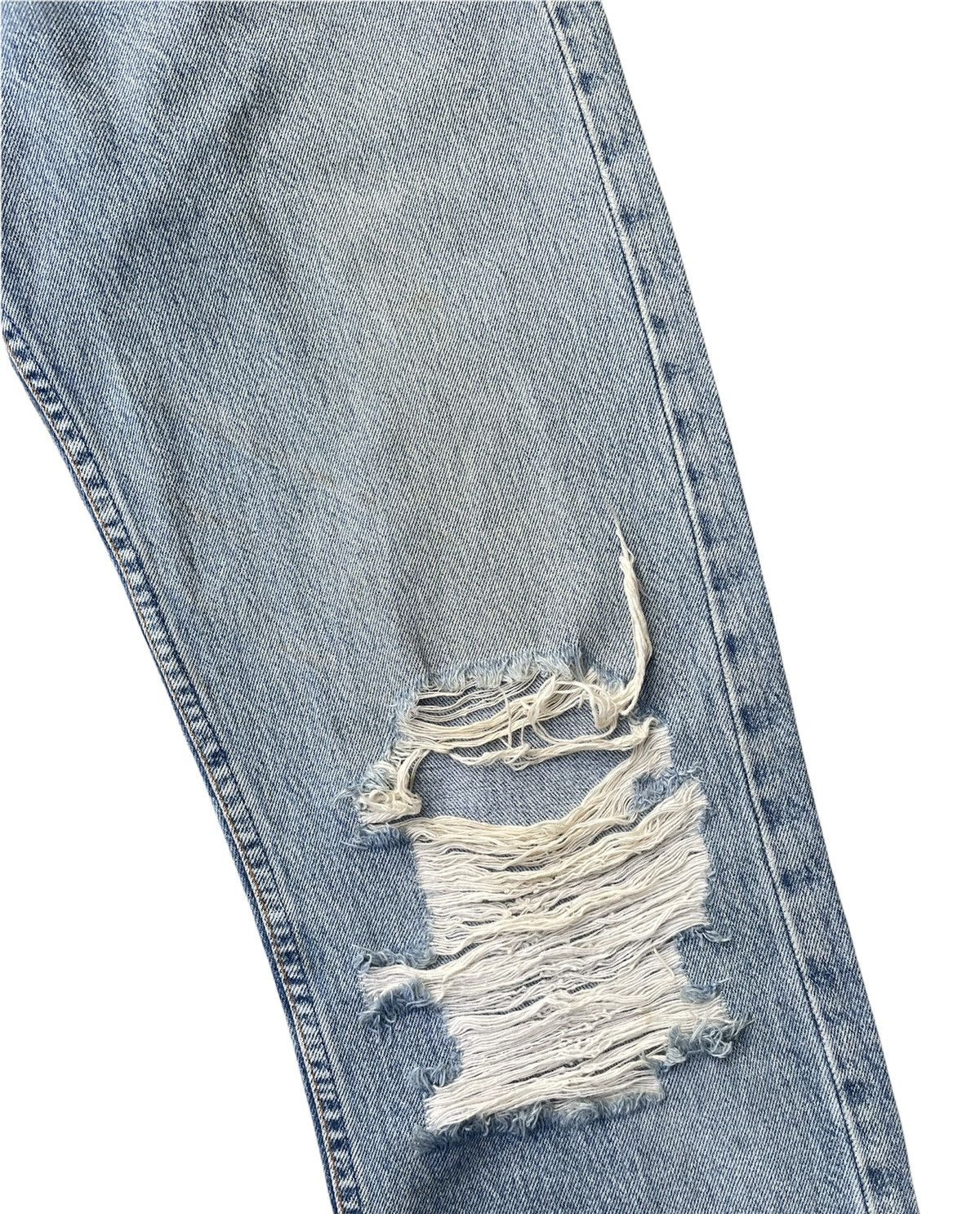 Levi's Levis 501 e Canada Aging Faded Distressed Denim Size US 31 - 4 Thumbnail