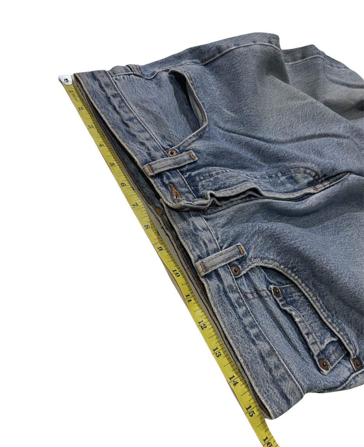 Levi's Levis 501 e Canada Aging Faded Distressed Denim Size US 31 - 10 Thumbnail