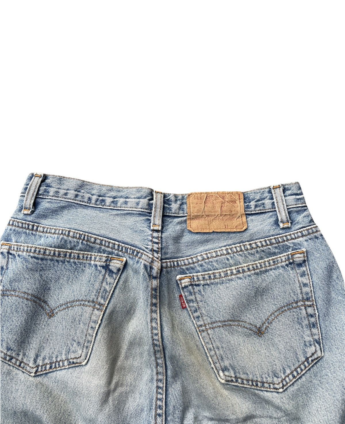 Levi's Levis 501 e Canada Aging Faded Distressed Denim Size US 31 - 9 Thumbnail