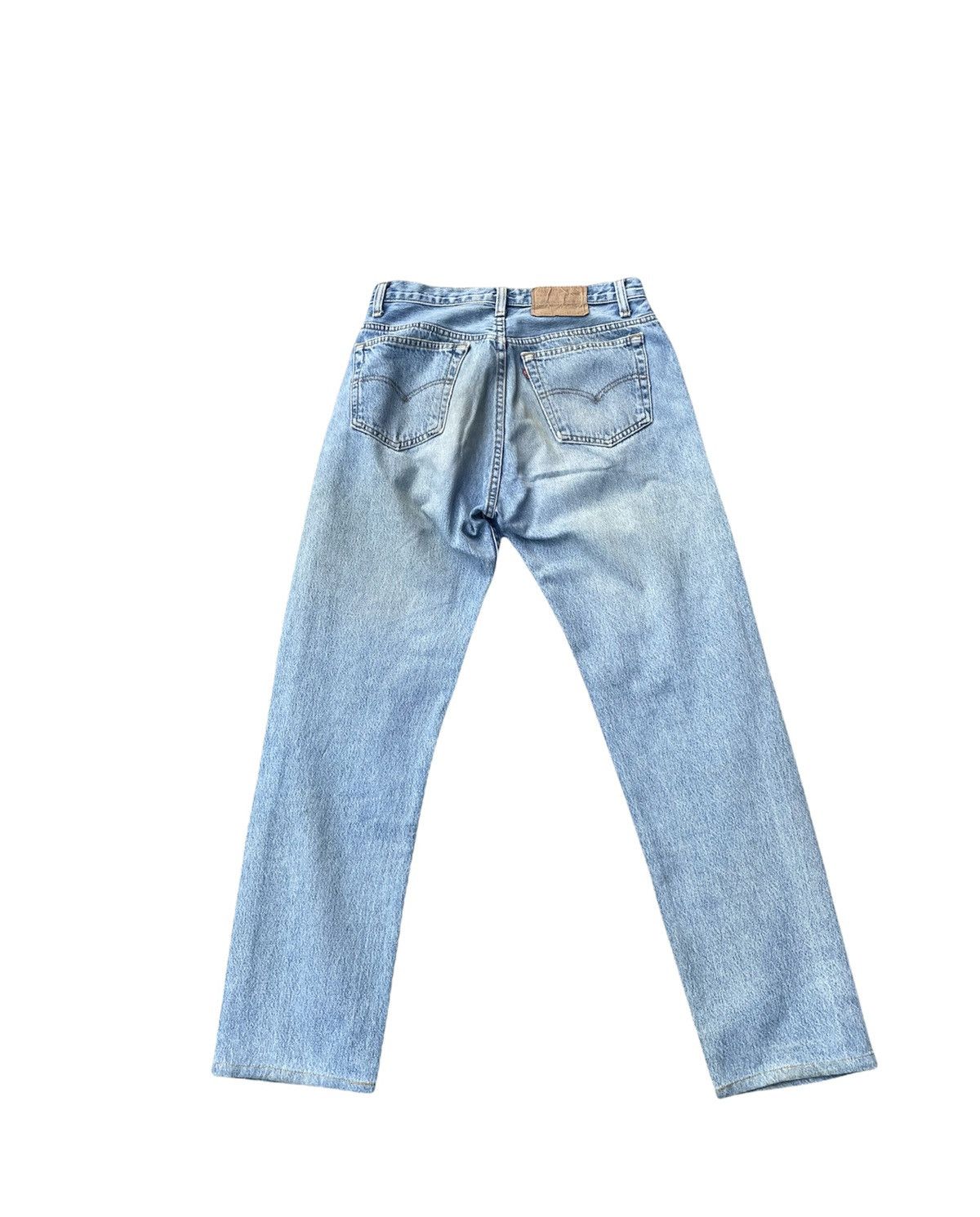 Levi's Levis 501 e Canada Aging Faded Distressed Denim Size US 31 - 7 Thumbnail
