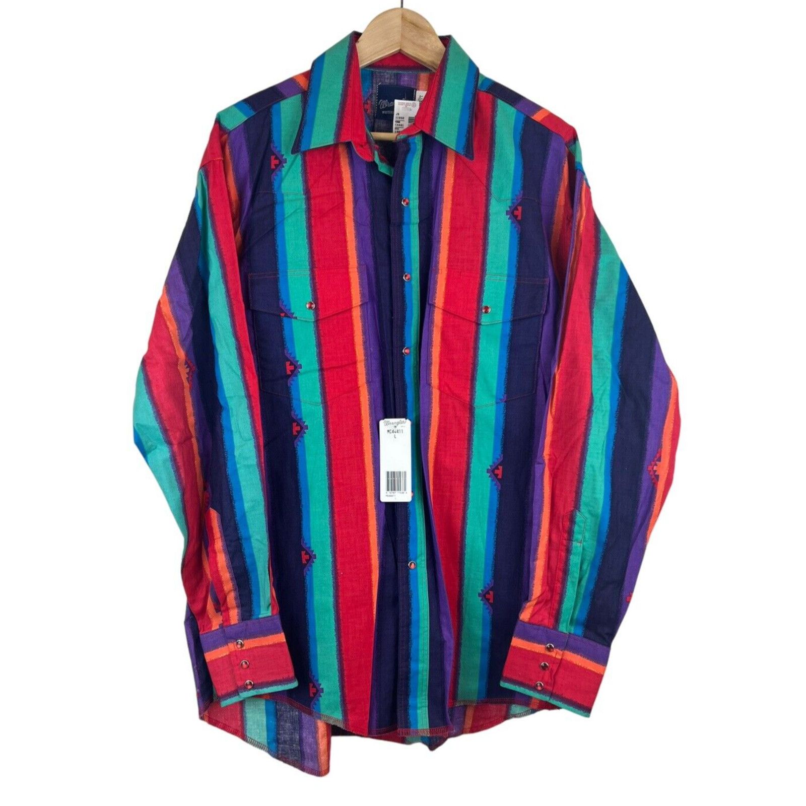 Vintage Wrangler 90's Tribal Aztec Navajo Pattern Par