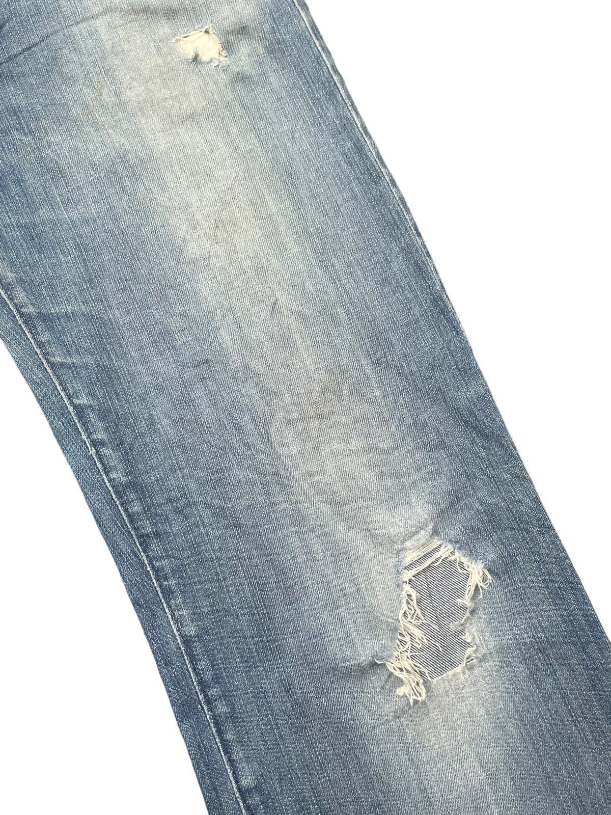 Designer Emporio Armani Distresed Denim Size US 31 - 4 Thumbnail
