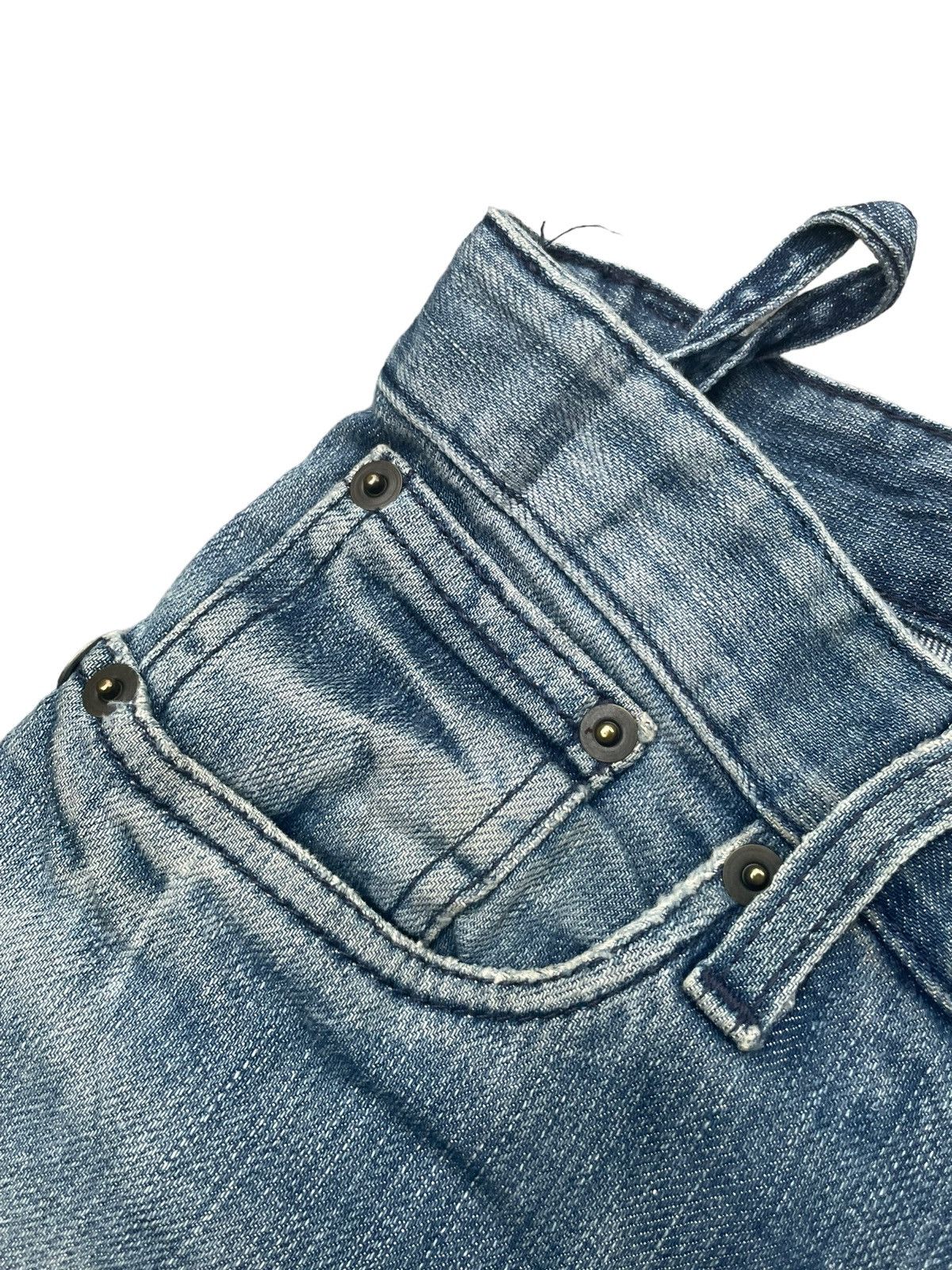 Designer Emporio Armani Distresed Denim Size US 31 - 7 Thumbnail