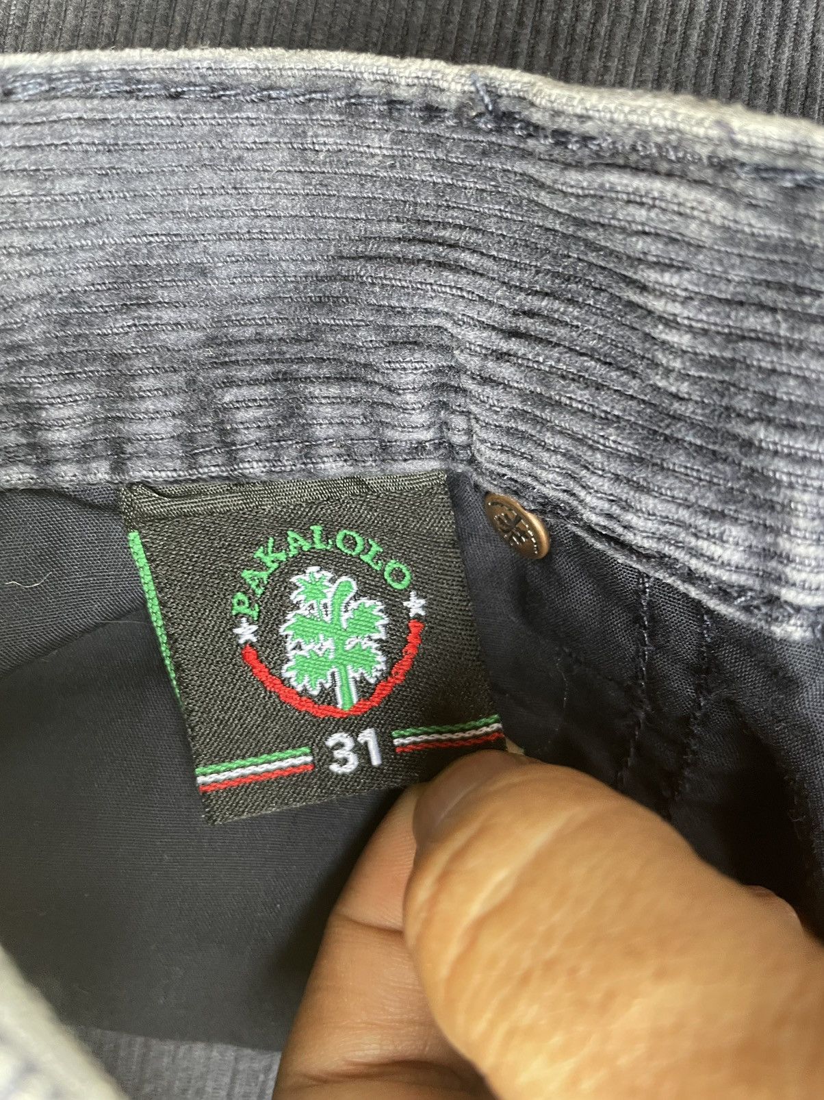 Other Pakalolo Milan Italy Coduroy Jeans Size US 30 / EU 46 - 9 Thumbnail