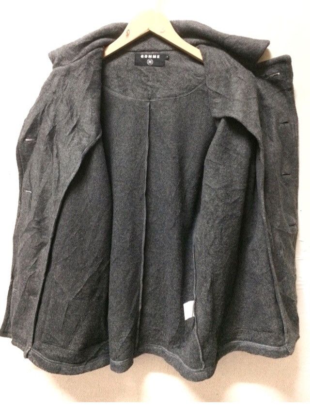 gomme GOMME HOMME GREY BUTTON UPS WOOL JACKET Size US L / EU 52-54 / 3 - 6 Thumbnail