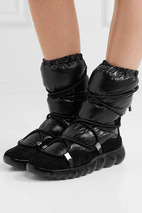 Moncler Moncler Cora Puffer Lace Snow Boots Size US 9 / IT 39 - 1 Thumbnail