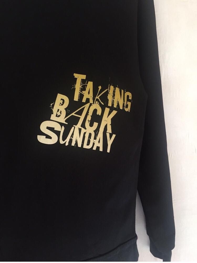 Band Tees "TAKING BACK SUNDAY".. SWEATHER FULL ZIPPER Size US M / EU 48-50 / 2 - 4 Thumbnail