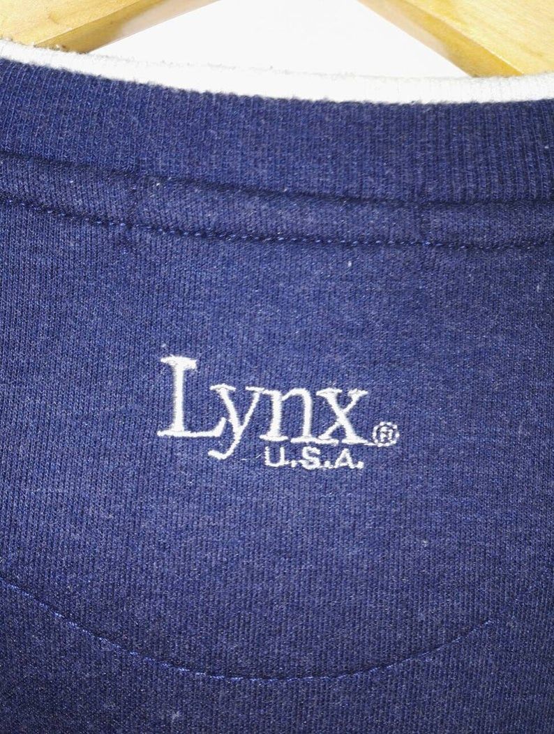 Vintage Vintage Lynx USA Sweatshirt embroidered Logo (Code 3) Size US M / EU 48-50 / 2 - 4 Thumbnail