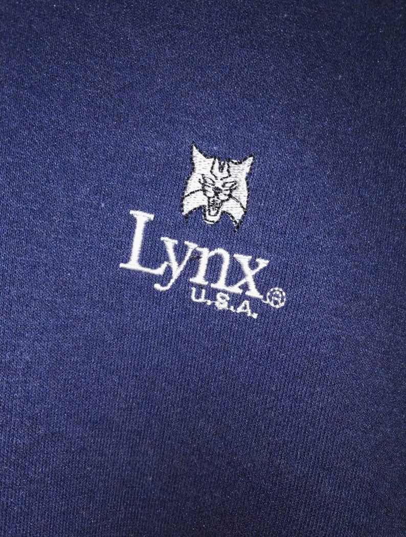 Vintage Vintage Lynx USA Sweatshirt embroidered Logo (Code 3) Size US M / EU 48-50 / 2 - 2 Thumbnail