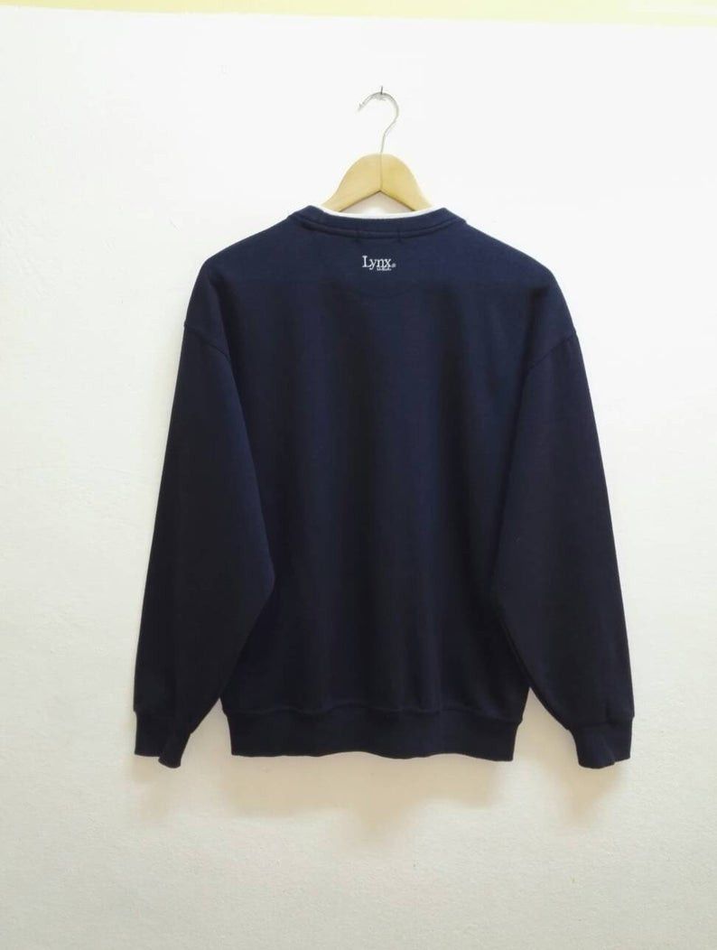 Vintage Vintage Lynx USA Sweatshirt embroidered Logo (Code 3) Size US M / EU 48-50 / 2 - 3 Thumbnail