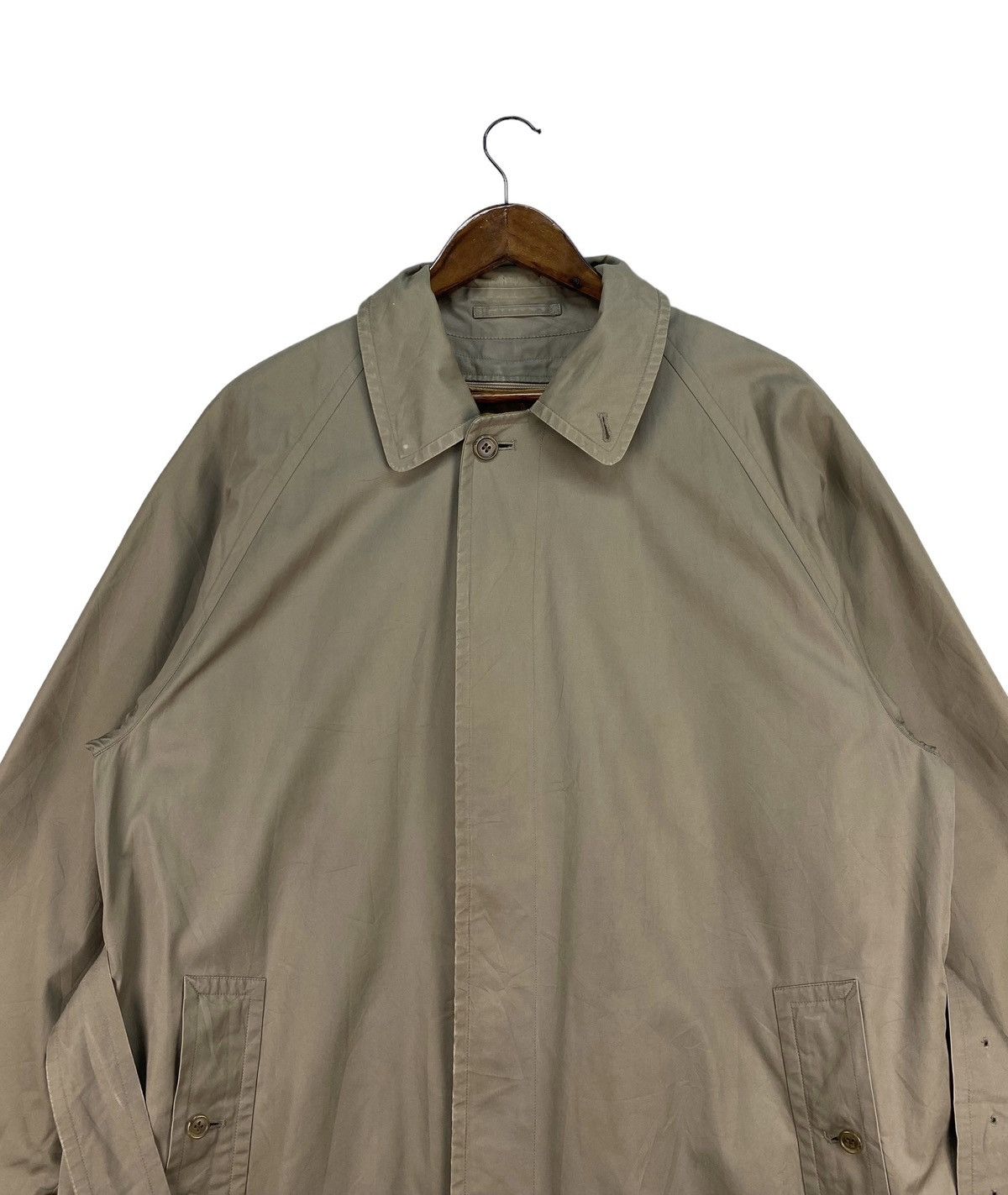 Burberry Vintage Burberrys Trench Coat Size US XL / EU 56 / 4 - 2 Thumbnail