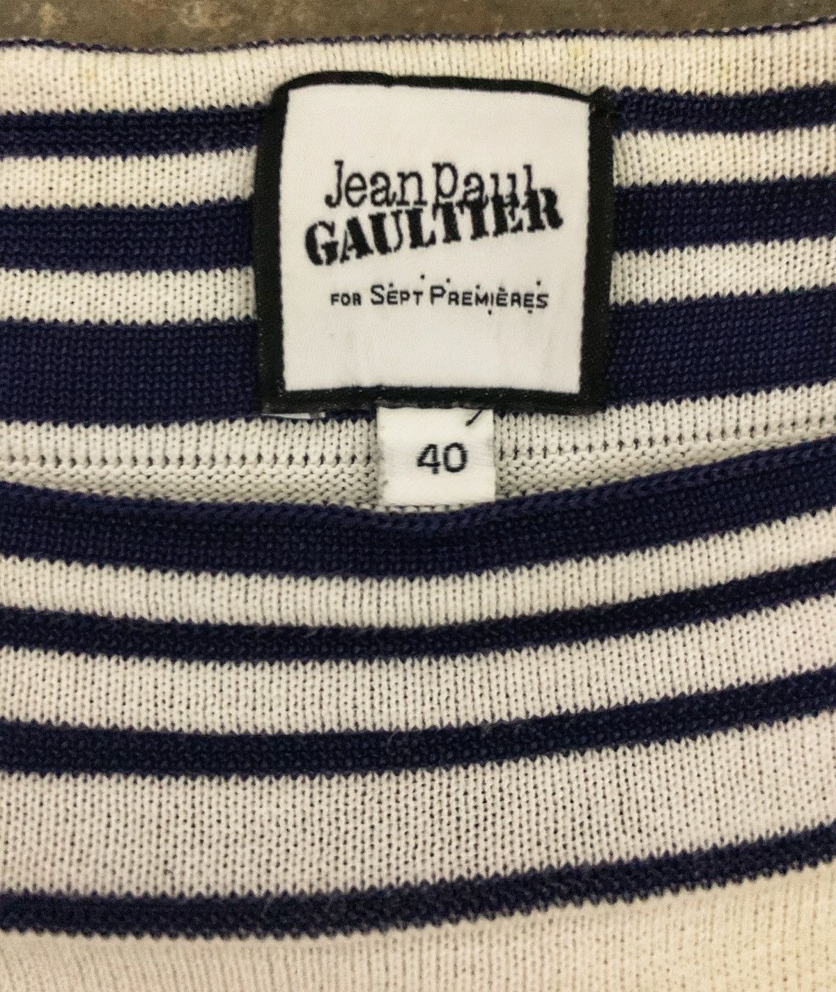 Jean Paul Gaultier Vintage Off shoulder Longsleeve Shirt. Size S / US 4 / IT 40 - 8 Thumbnail