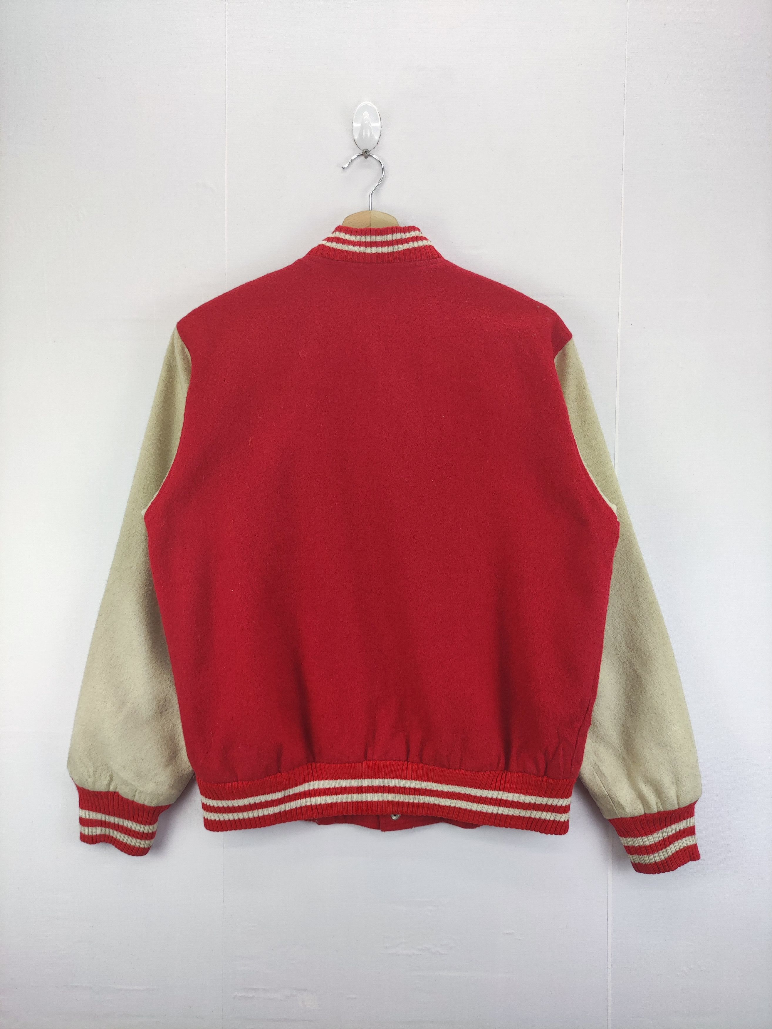 Vintage Vintage Varsity Wool Jacket Snap Button By Unbrand Size US M / EU 48-50 / 2 - 13 Thumbnail