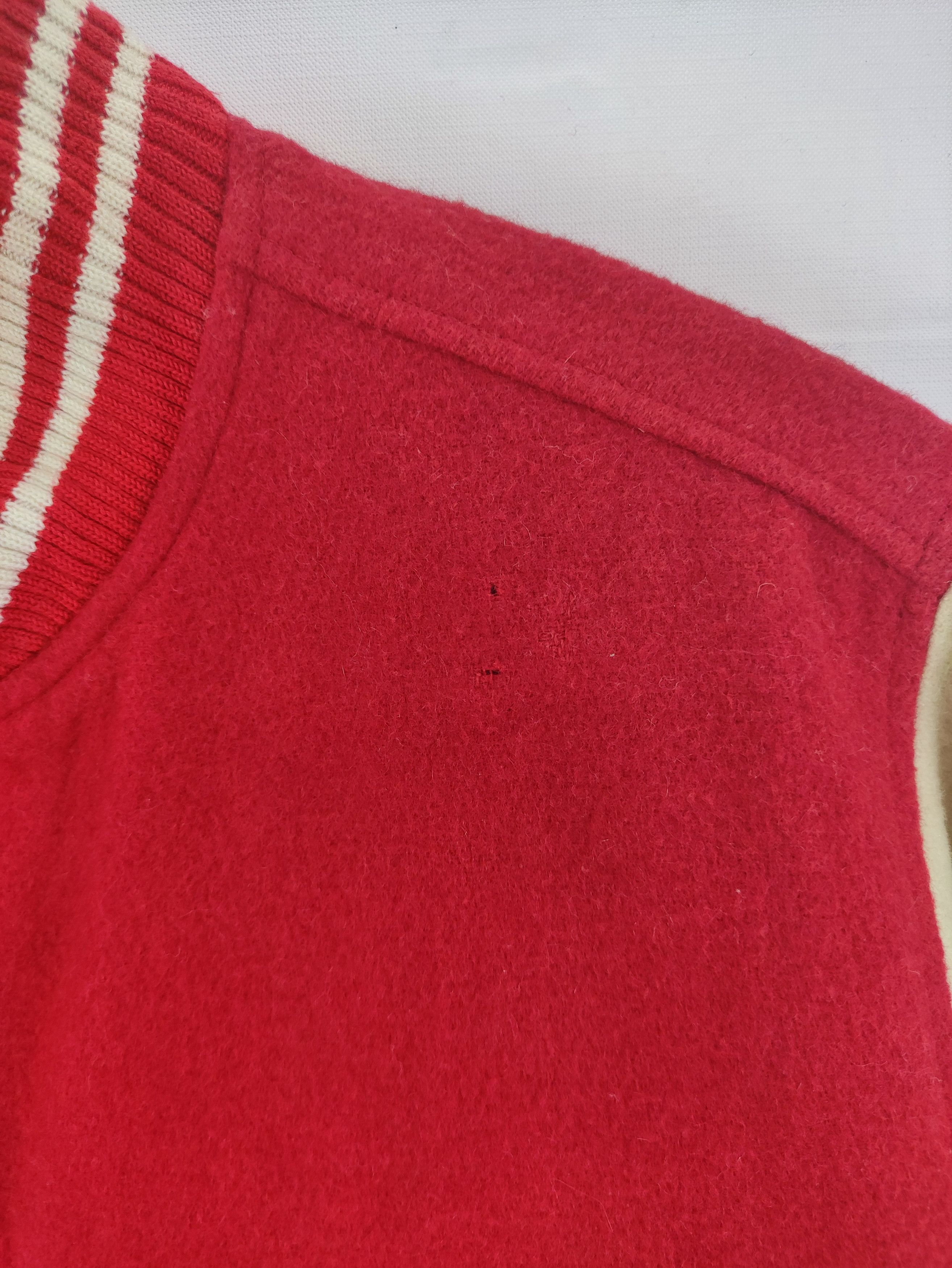 Vintage Vintage Varsity Wool Jacket Snap Button By Unbrand Size US M / EU 48-50 / 2 - 3 Thumbnail