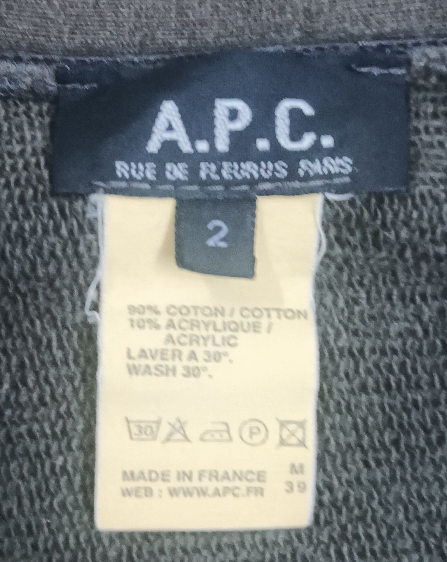 A.P.C. 🔥 APC MADE IN FRANCE ZIPPER JACKET 🔥 Size US M / EU 48-50 / 2 - 3 Thumbnail