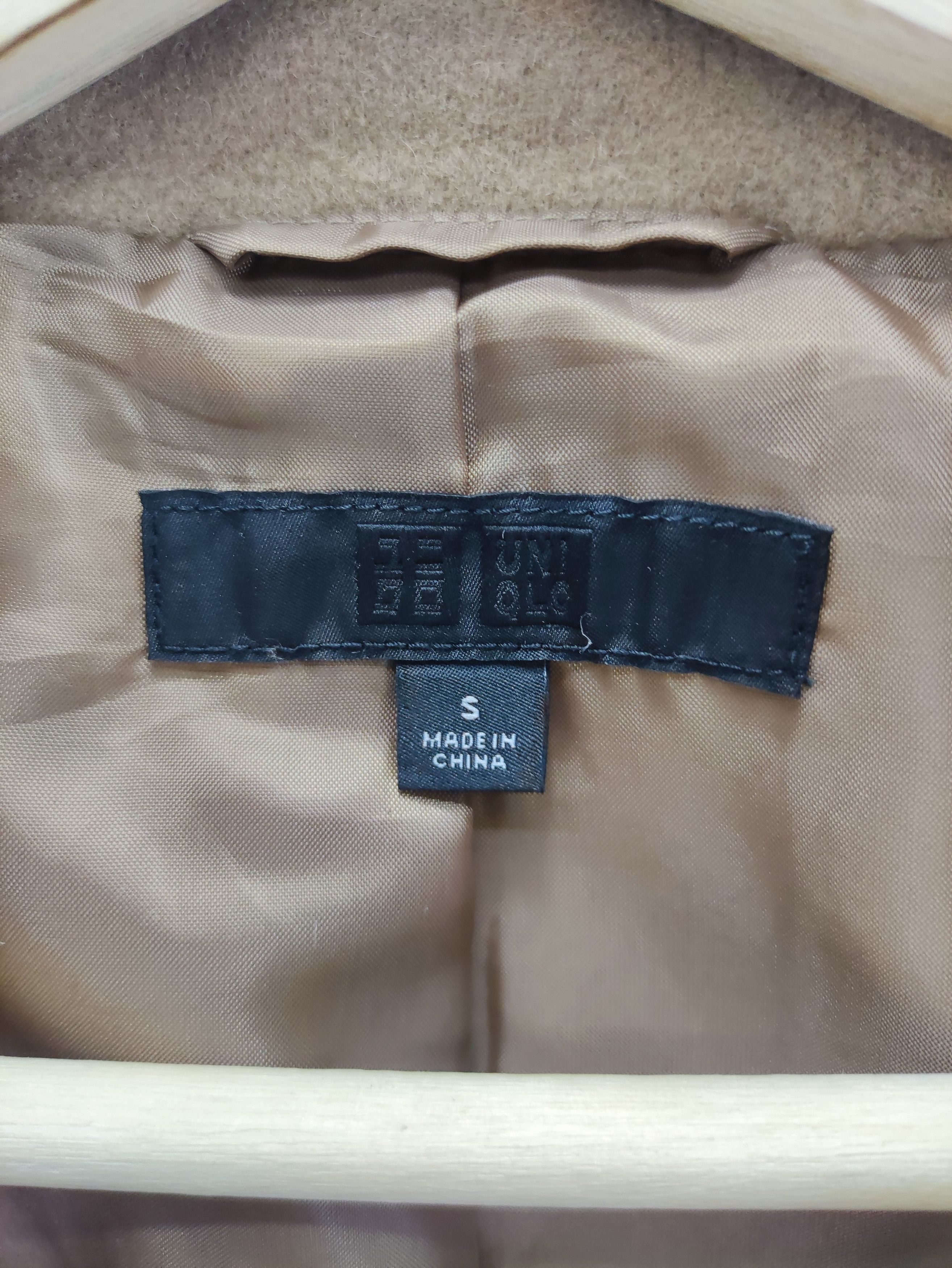 Uniqlo Vintage Uniqlo Wool Coat Jacket Size S / US 4 / IT 40 - 2 Thumbnail
