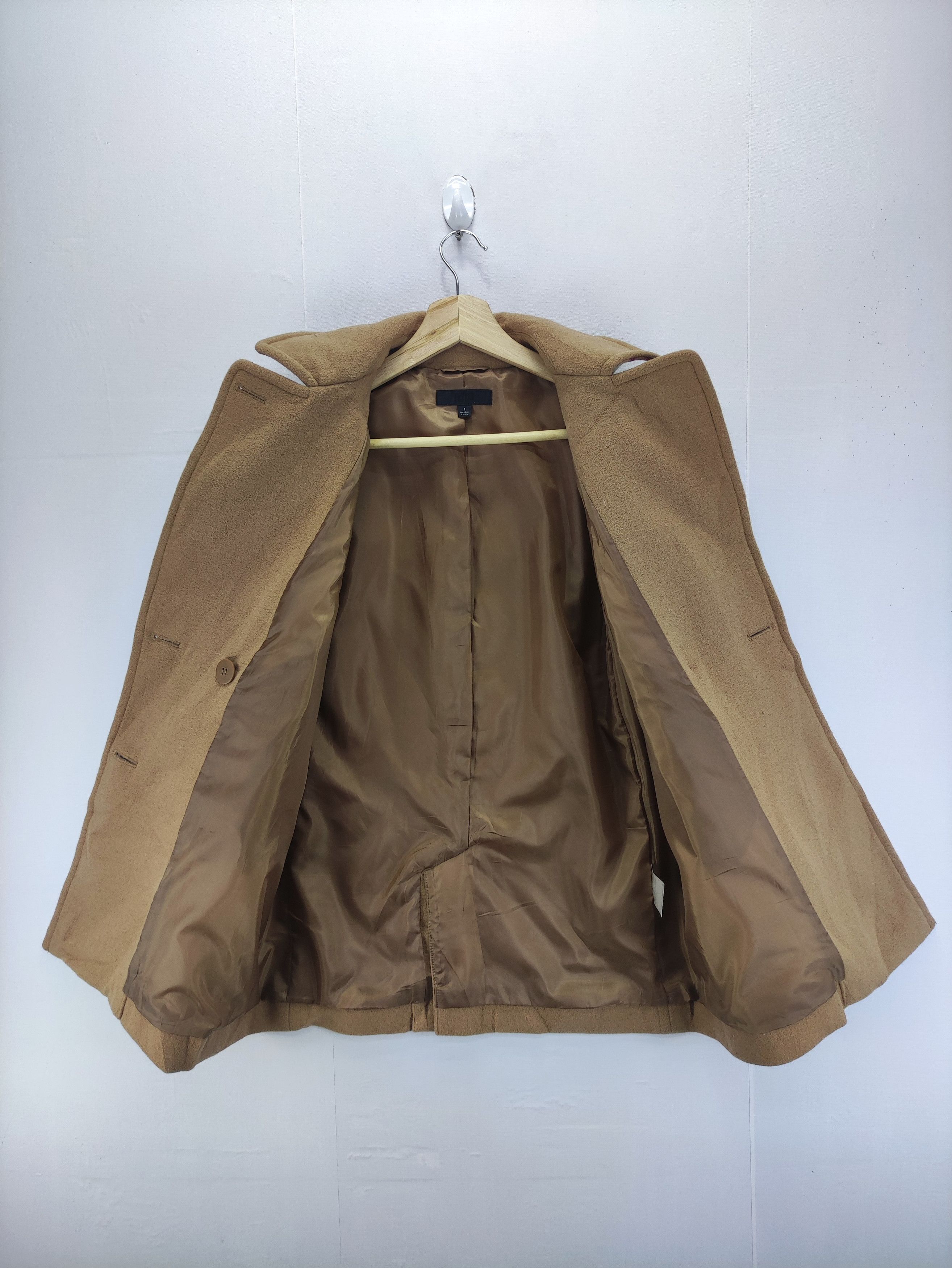 Uniqlo Vintage Uniqlo Wool Coat Jacket Size S / US 4 / IT 40 - 3 Thumbnail