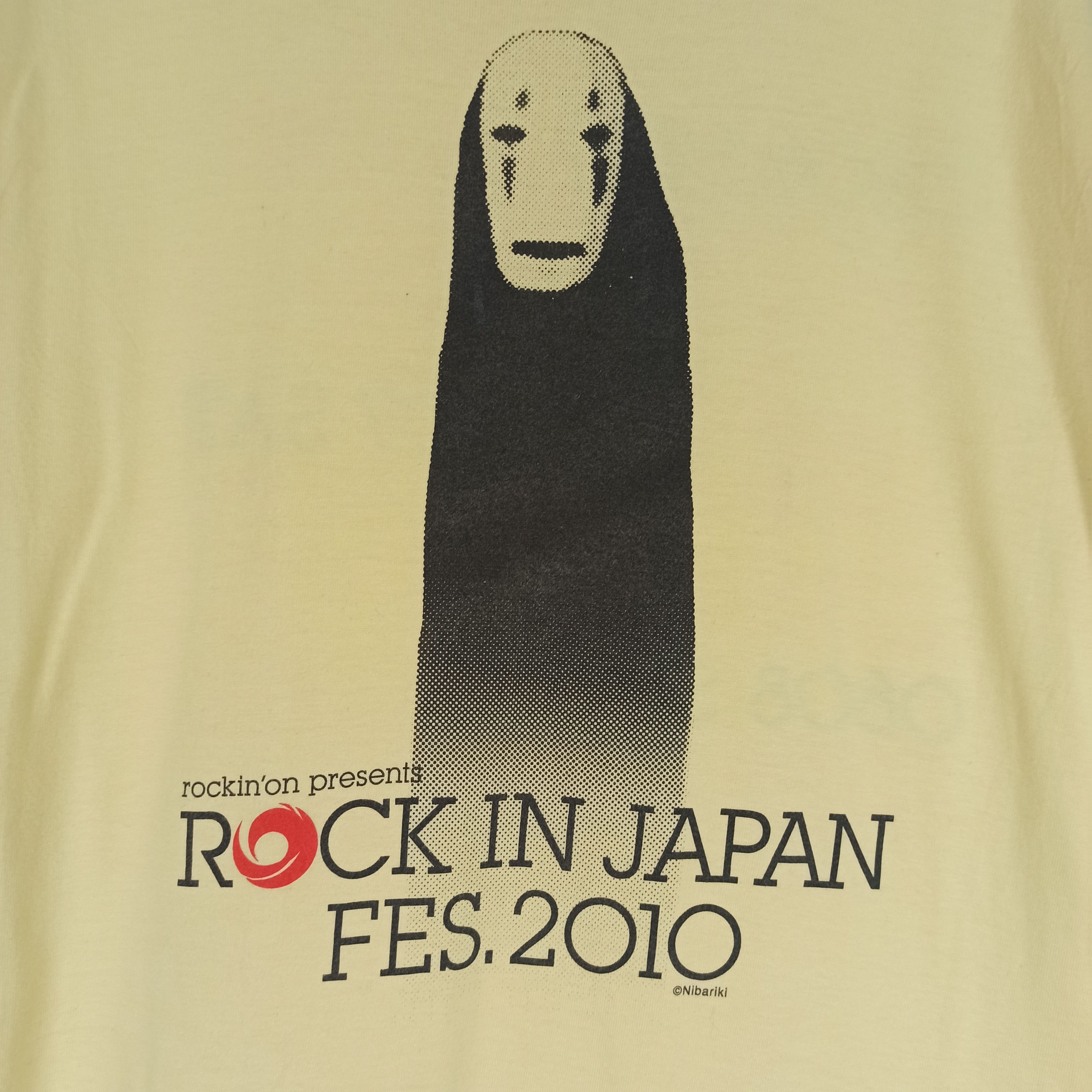 Anime Rare Spirited Away Ghilbli Studio x Rock Fest Anime Tshirt Size US M / EU 48-50 / 2 - 2 Thumbnail