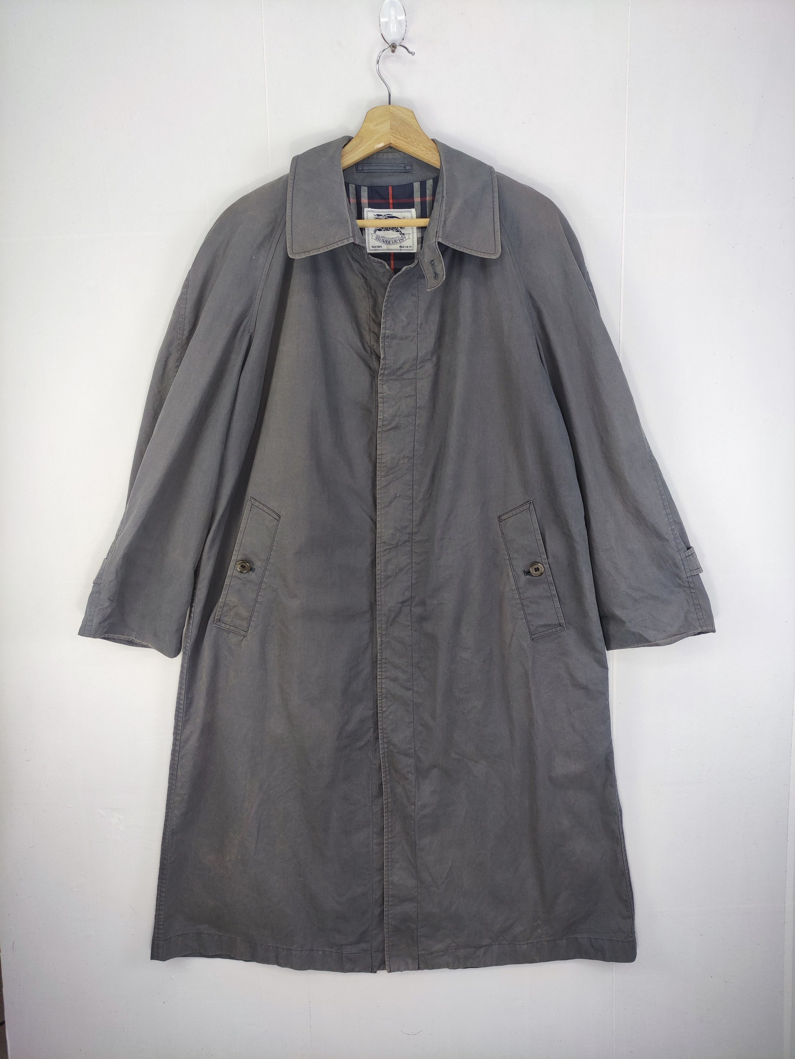Burberry Vintage Burberrys Trench Coat Jacket kids Size US M / EU 48-50 / 2 - 1 Thumbnail