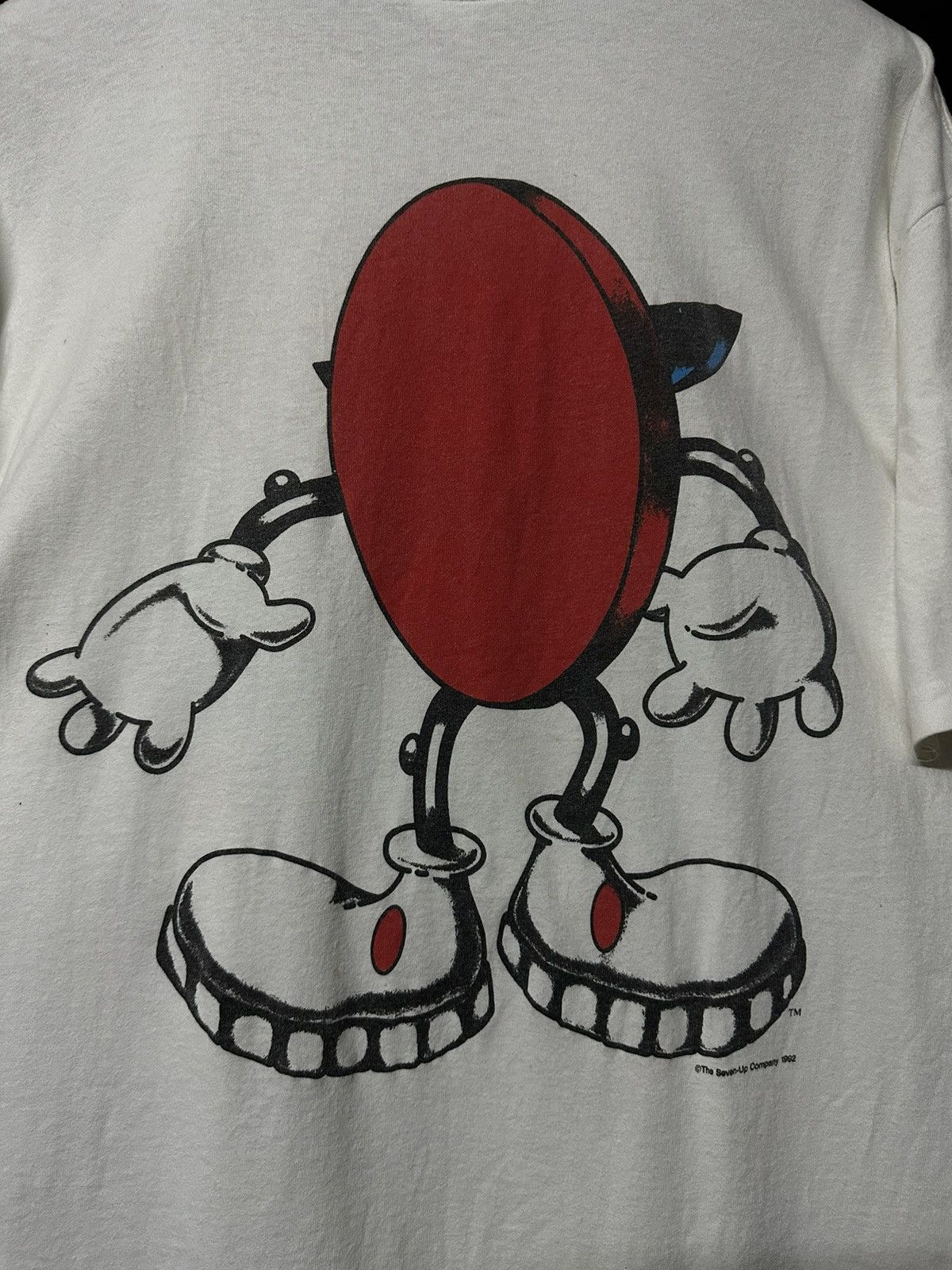 Cartoon Network × Vintage Vintage 90s The Seven Up Mirror Print Tee 7up Size US XXL / EU 58 / 5 - 9 Thumbnail
