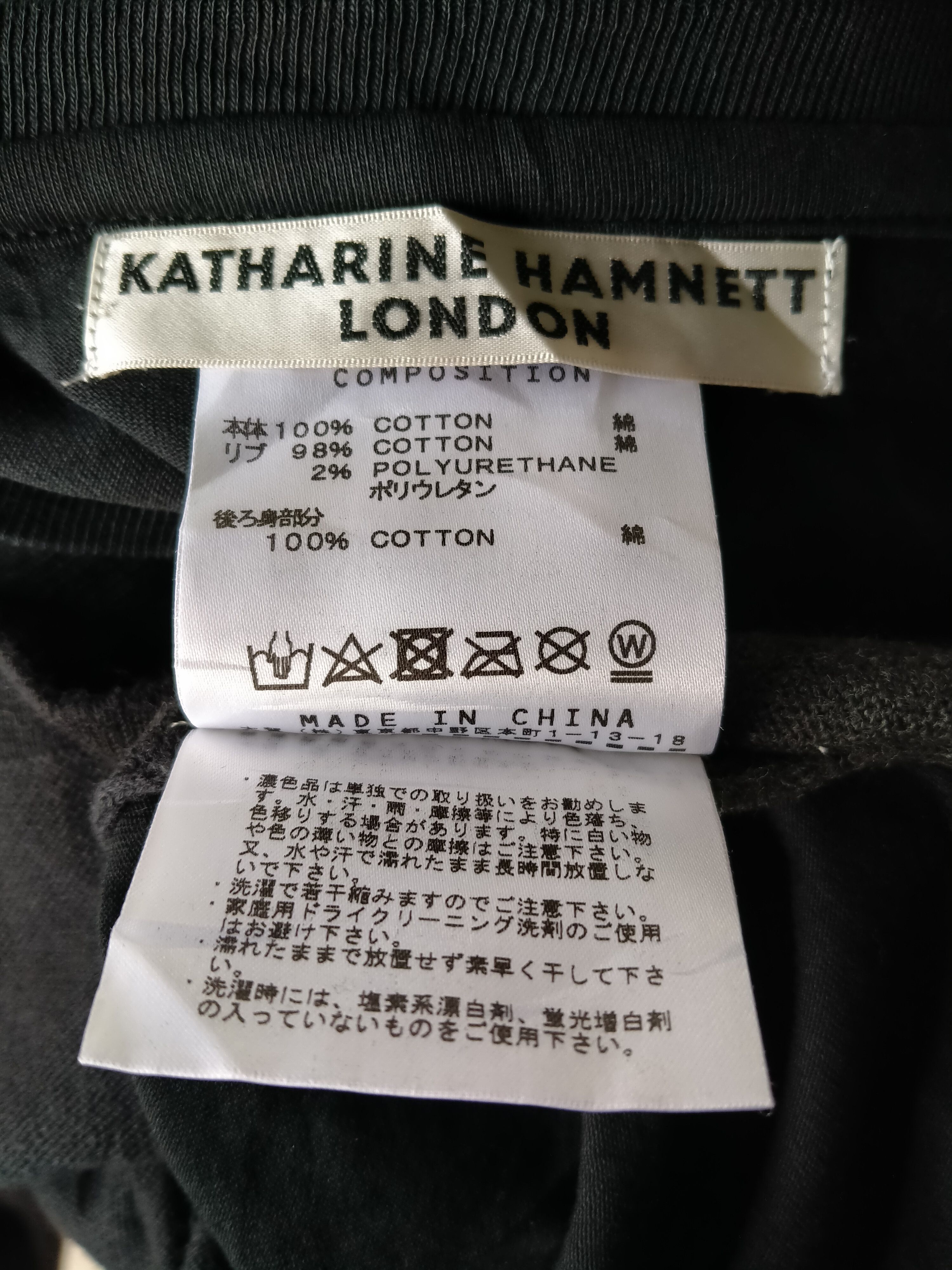 Katharine Hamnett London Katharine Hamnett London Art Embroidery Patchwork L/S Tee Size US S / EU 44-46 / 1 - 6 Thumbnail