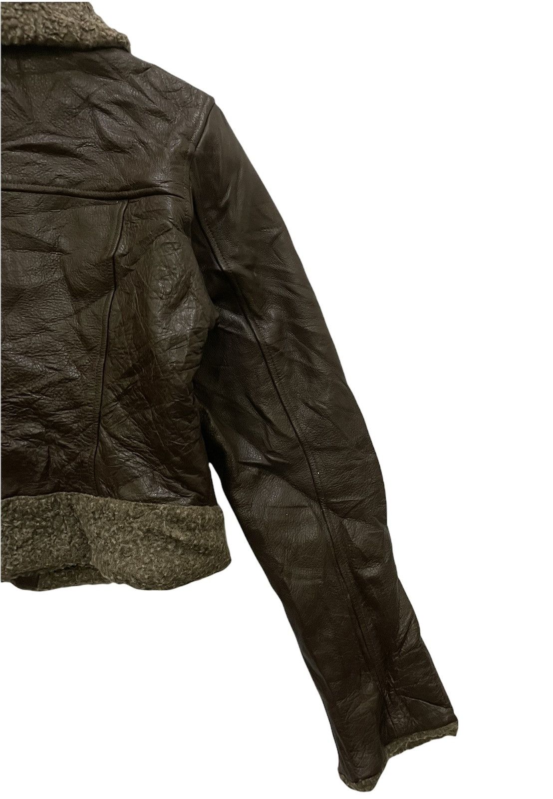 Leather Boa Leather Pastel Maam Zipper Jacket with Inner Wool Size US M / EU 48-50 / 2 - 11 Thumbnail