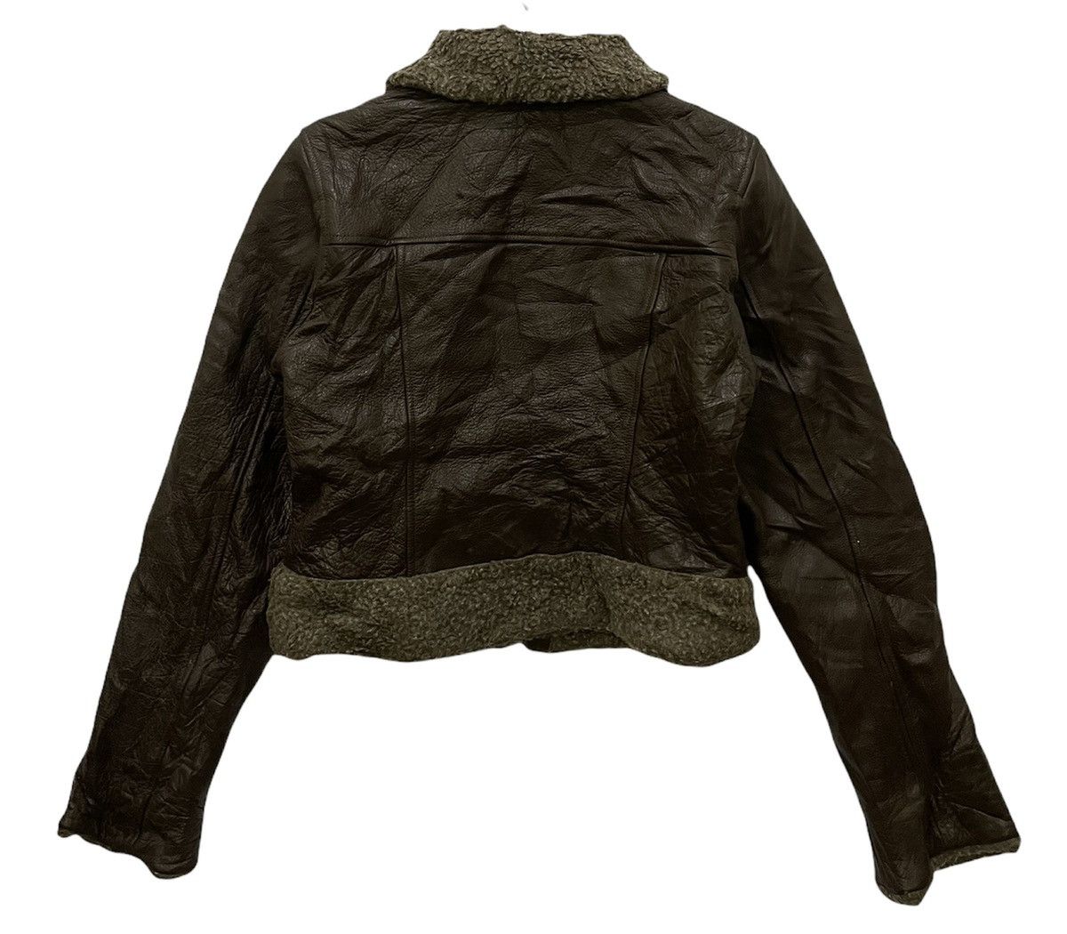 Leather Boa Leather Pastel Maam Zipper Jacket with Inner Wool Size US M / EU 48-50 / 2 - 8 Thumbnail