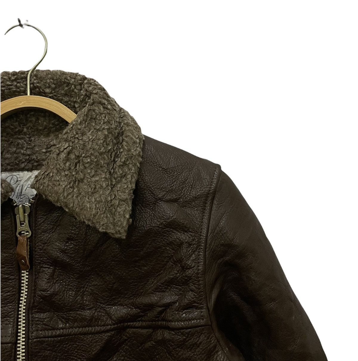 Leather Boa Leather Pastel Maam Zipper Jacket with Inner Wool Size US M / EU 48-50 / 2 - 3 Thumbnail