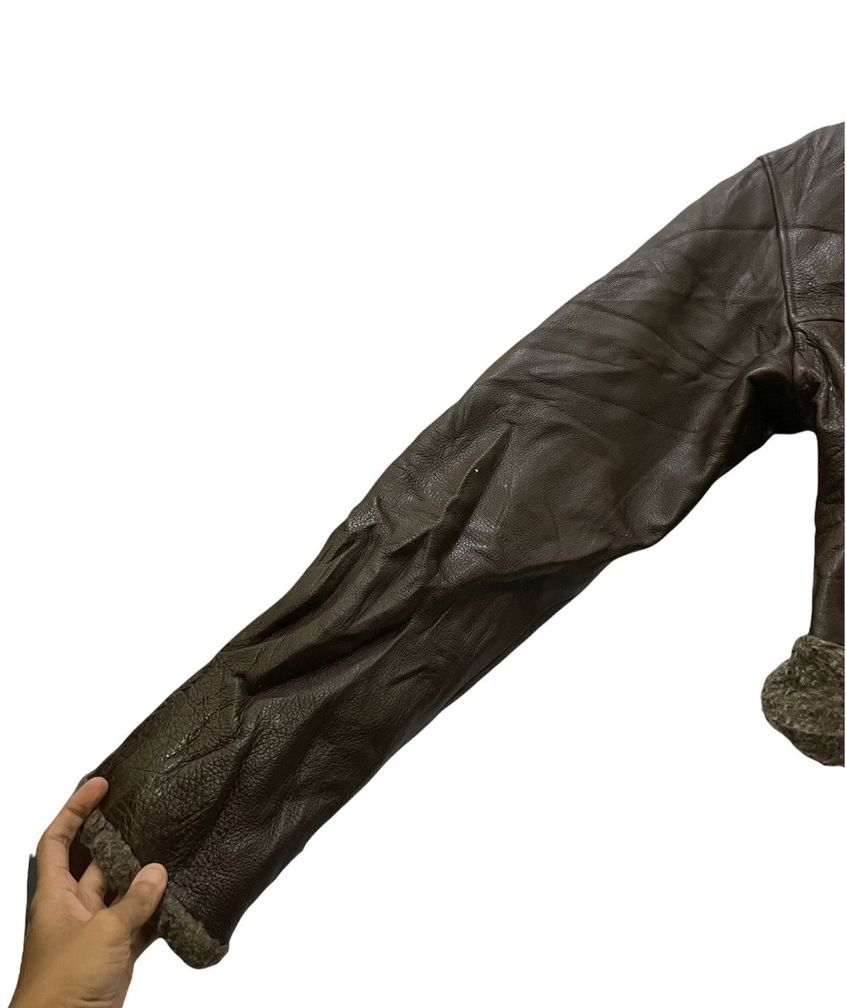 Leather Boa Leather Pastel Maam Zipper Jacket with Inner Wool Size US M / EU 48-50 / 2 - 6 Thumbnail