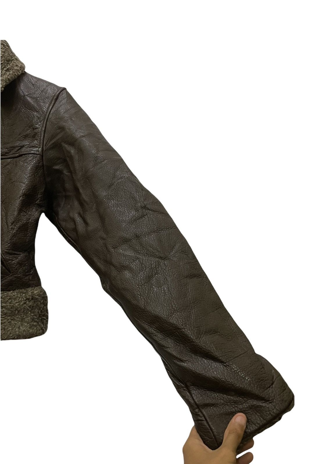 Leather Boa Leather Pastel Maam Zipper Jacket with Inner Wool Size US M / EU 48-50 / 2 - 7 Thumbnail