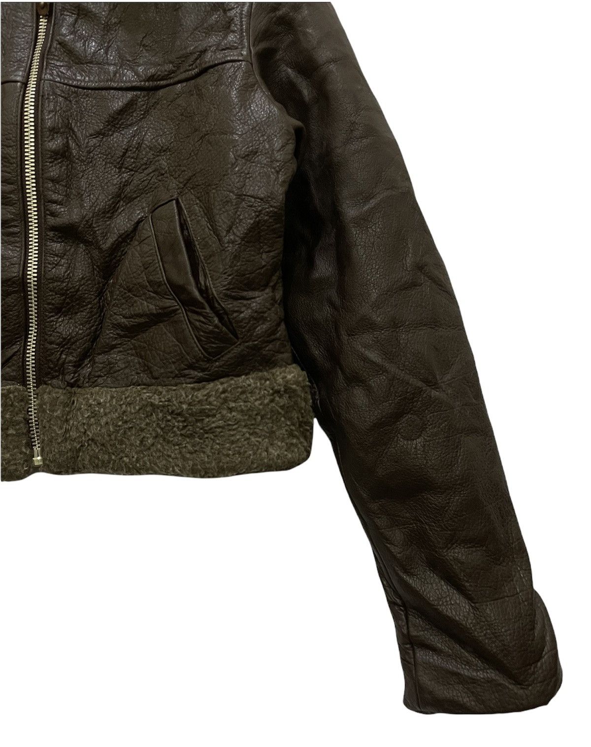 Leather Boa Leather Pastel Maam Zipper Jacket with Inner Wool Size US M / EU 48-50 / 2 - 4 Thumbnail