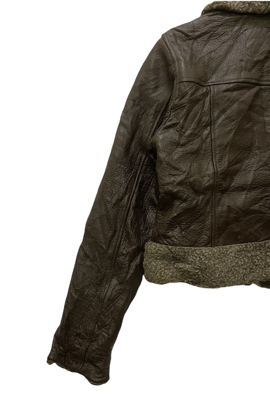 Leather Boa Leather Pastel Maam Zipper Jacket with Inner Wool Size US M / EU 48-50 / 2 - 10 Thumbnail