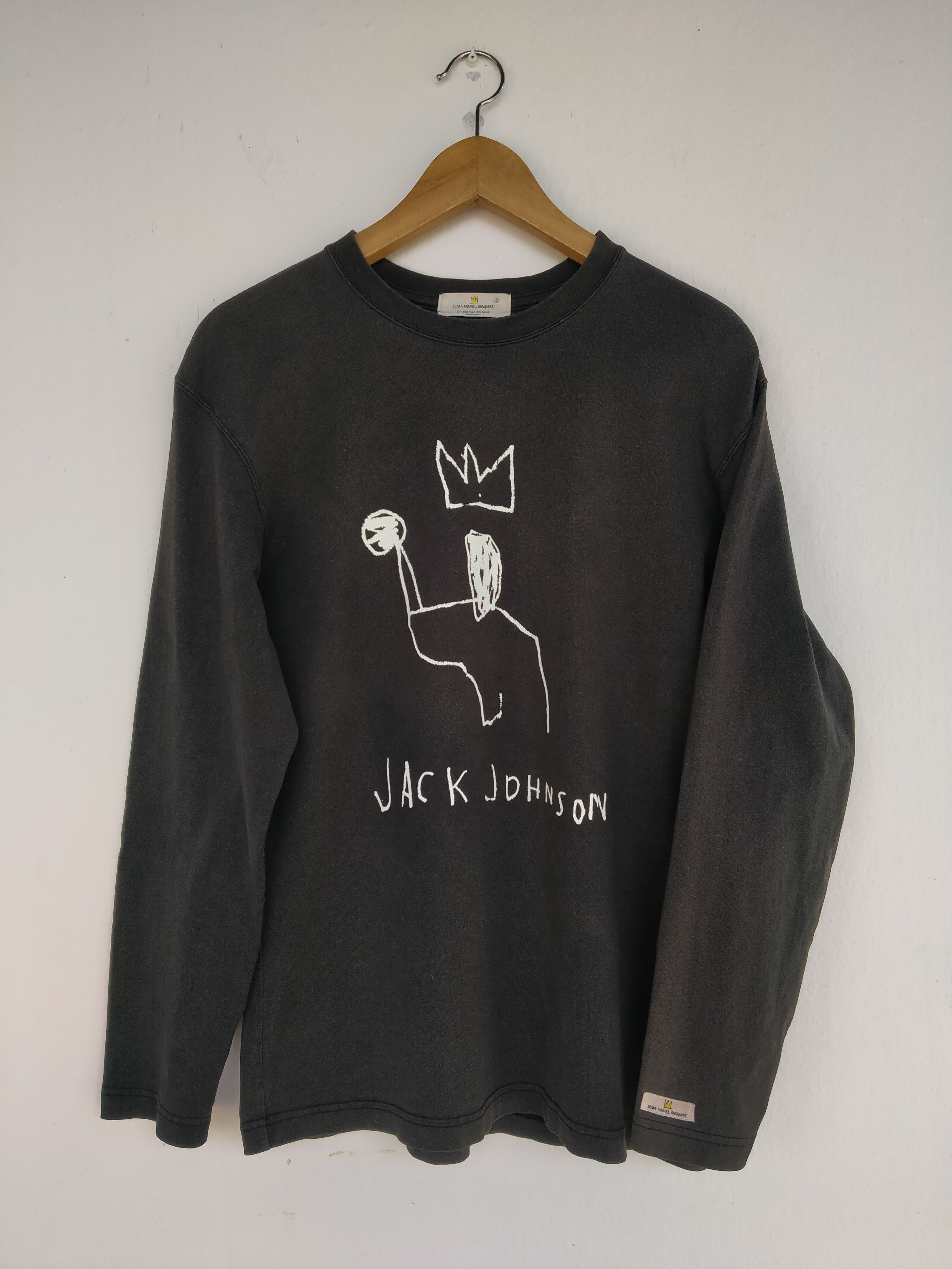 Jean-Michel Basquiat Vintage 90s Jean-Michel Basquiat Jack Johnson Size US S / EU 44-46 / 1 - 1 Thumbnail