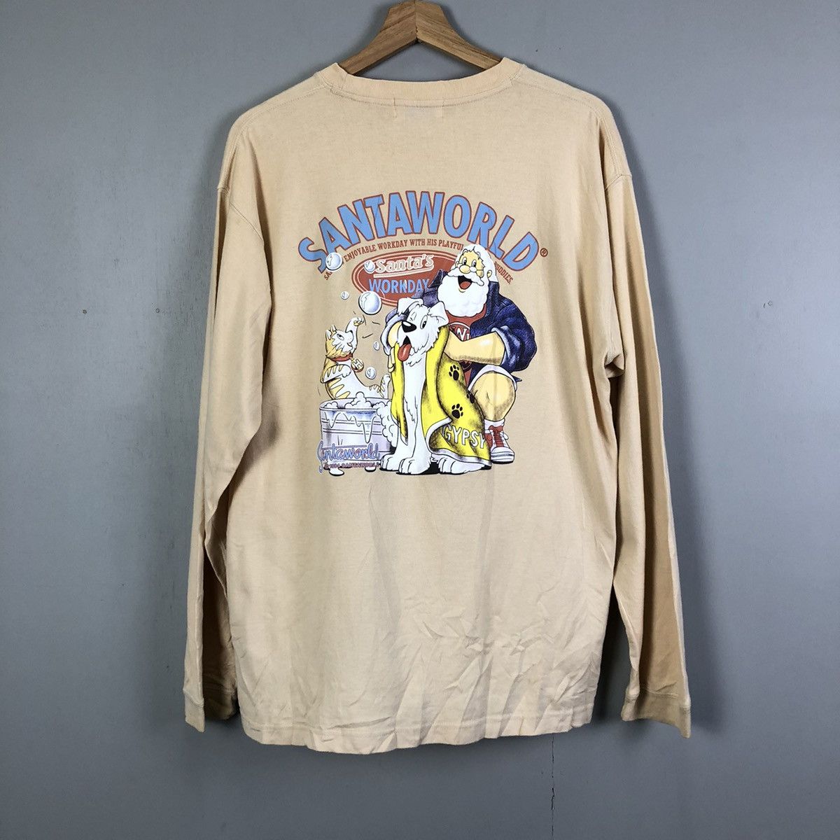 Japanese Brand × Vintage Vintage Santaworld Long Sleeve Tshirt Size US L / EU 52-54 / 3 - 1 Thumbnail