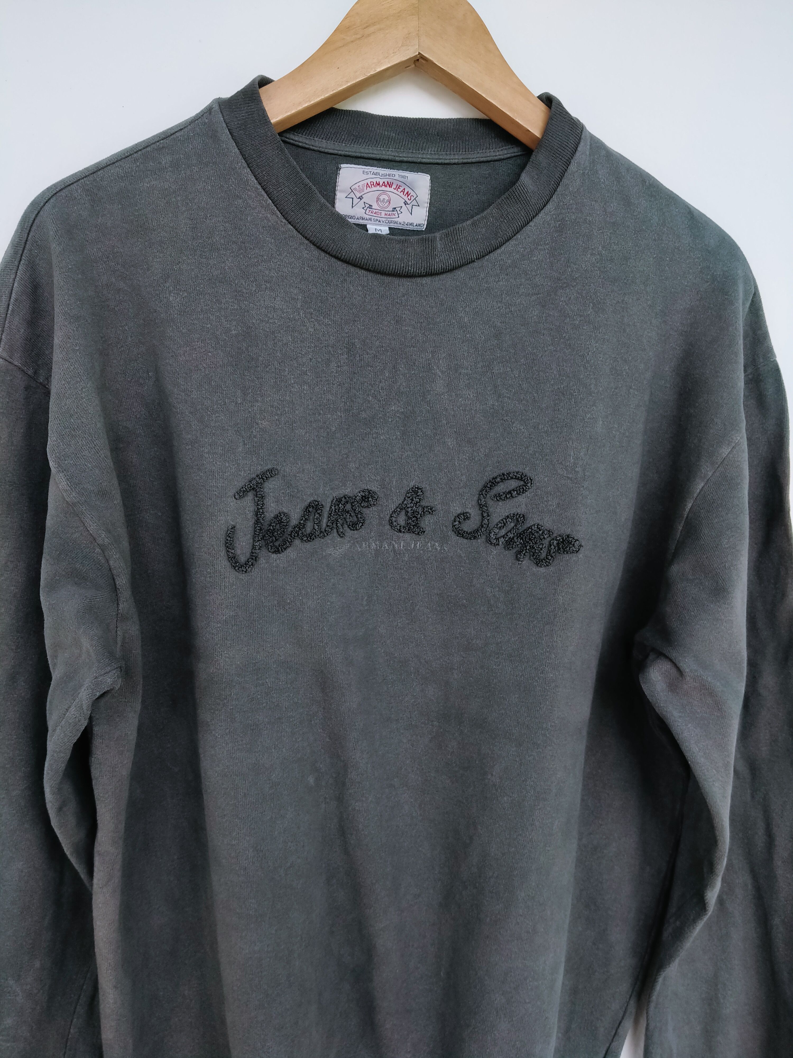 Vintage 90s Embroidery Armani Jeans & Sons